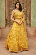 Beautiful Yellow Lehenga choli For Wedding Buy Now - Joshindia