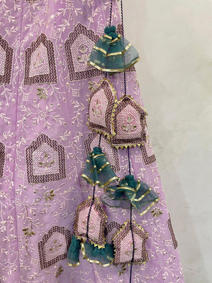 Beautiful Purple Lehenga choli For Wedding Buy Now