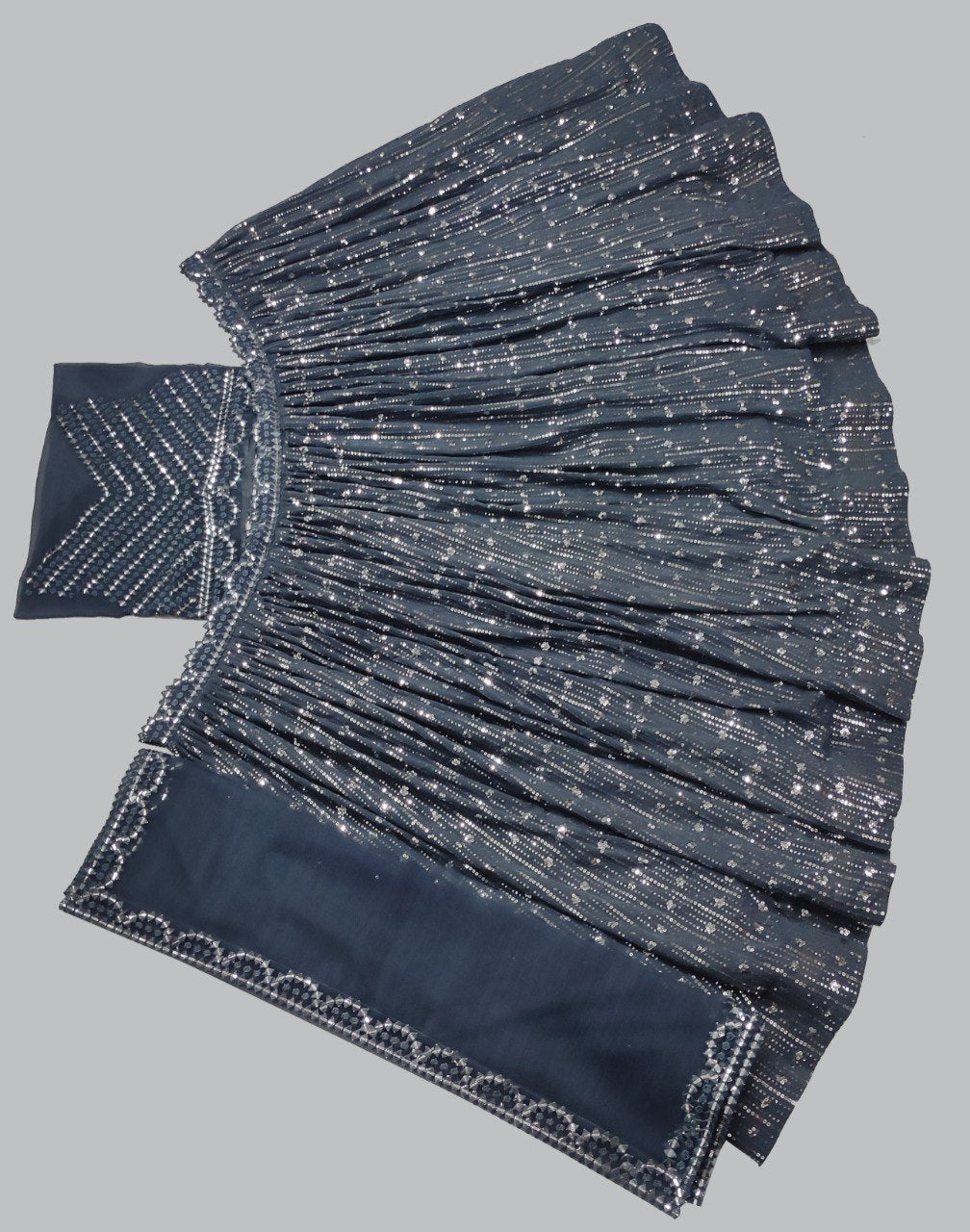 Trending Grey Color Lehenga Choli For Wedding - Joshindia