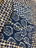 cotton Beautiful Indigo print Work kurti with Full Printed Pant & Duppatta - Joshindia