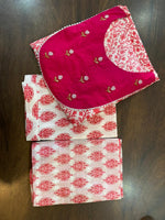 BEAUTIFULL COTTON ANARKALI KURTI PANT WITH DUPATTA - Joshindia