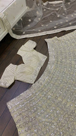 Latest White Color Mirror Work Lehenga Choli At Affordable Price - Joshindia