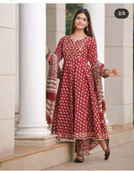 PREMIUM QUALITY COTTONKURTIPANT WITH DUPATTA - Joshindia