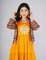 PREMIUM Heavy Rayon Long gown with jacket - Joshindia