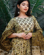 Febric cotton Anarkali kurti with pant - Joshindia