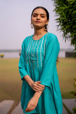 Trendy Round Neck Embroidered Rayon Top - Joshindia