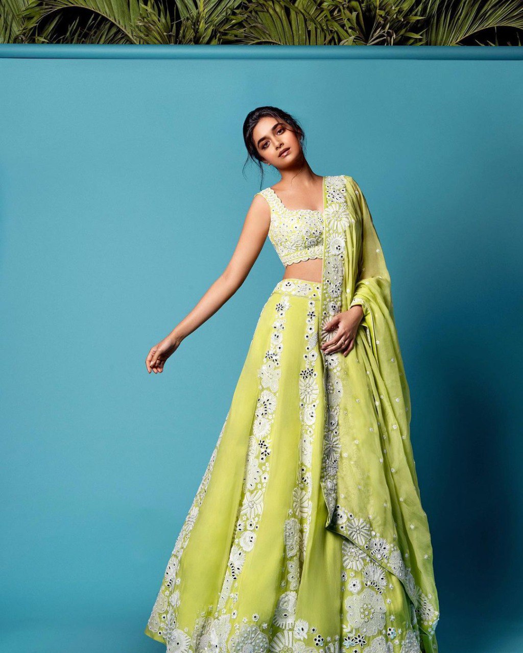 Light Green Color Heavy Designer Lehenga Choli Buy Online - Joshindia