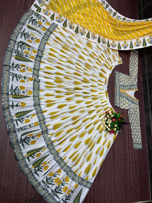 Trending Butter Silk Lehenga Choli For Navratri - Joshindia