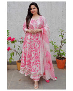 Beautiful RayonFabric ankle Lenth Kurti Pant With Dupatta - Joshindia