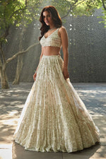 White Color Heavy Designer Lehenga Choli Buy Online - Joshindia