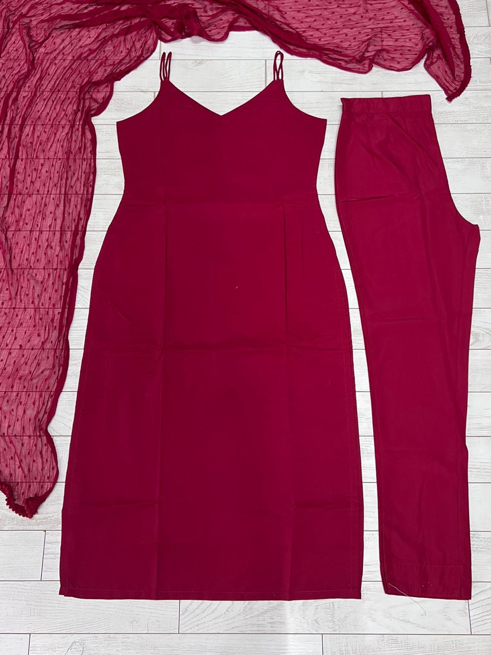 Beautiful Rayon Fabric Straight kurti Pant With Dupatta - Joshindia