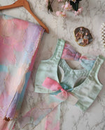 Beautiful Designer Organza Saree Buy Online In India - Joshindia