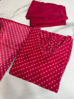 Pink Georgette Designer Kurta Set - Joshindia