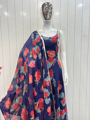 Trending Blue Color Designer Salwar Suit Buy Online - Joshindia