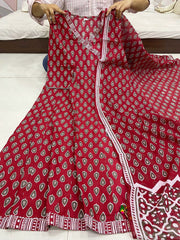 Amazing Red Color Kurta Set At Affordable Price - Joshindia