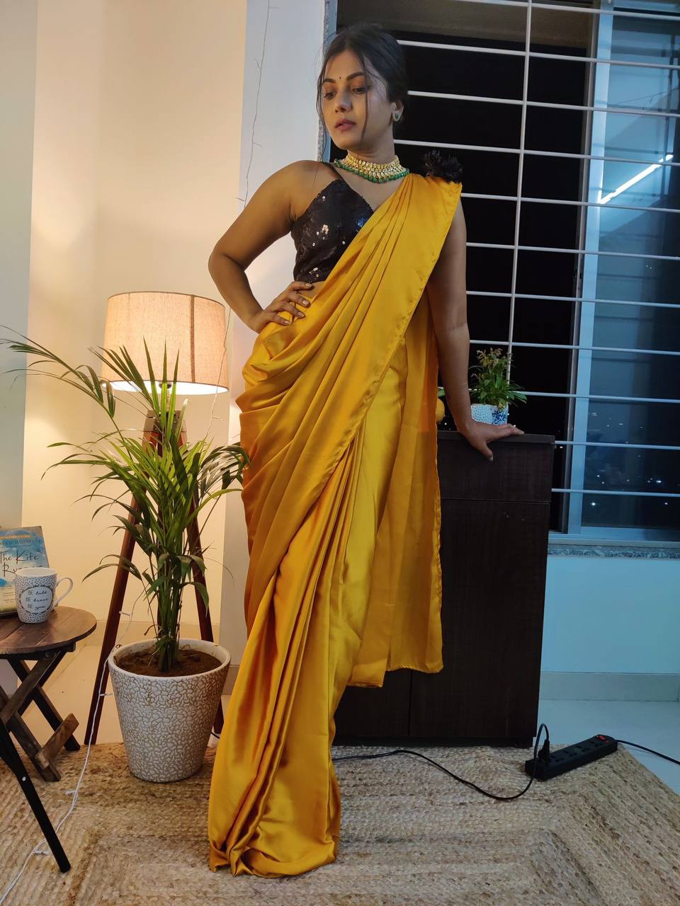Online Shopping for Ready Pleated Saree - Joshindia