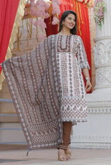 Amazing White Color Kurta Set At Josh India - Joshindia