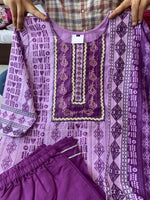 Amazing Purple Color Kurta Set At Josh India - Joshindia