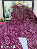 Trending Wine Color Kurti Set For Wedding Buy Now - Joshindia