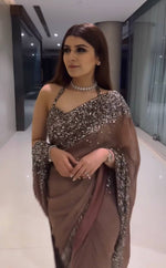 Heavy designer saree at affordable rate - Joshindia