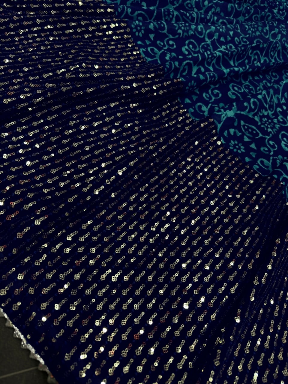 Turcoish blue ready to wear gown for wedding function buy online - Joshindia