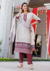 Trending Designer Printed Kurta Set Buy Online - Joshindia