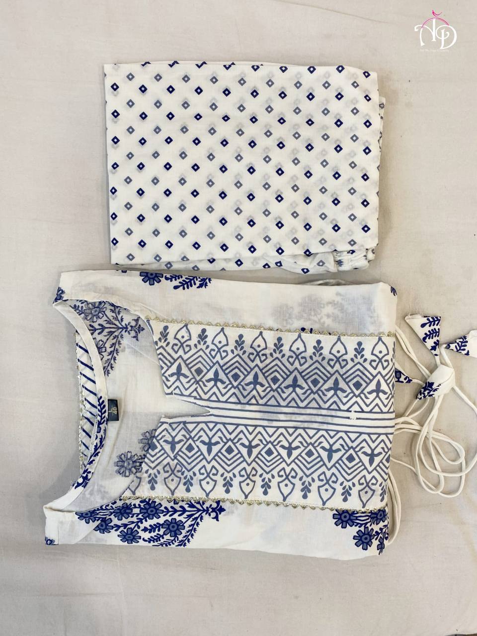 Trendy White Color Printed Kurta Set For Stylish Look At Best Price - Joshindia