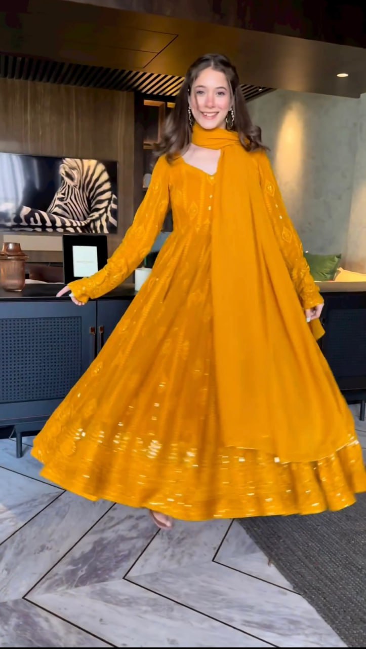 Beutiful Yellow Color Kurta Set Buy Online - Joshindia