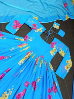 Buy Blue color lucknowi style kurta set for stylish look - Joshindia