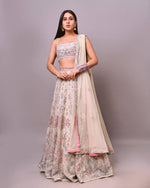 lucknowi Cream lehenga choli For Women Buy Online - Joshindia