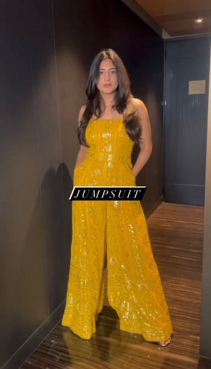 Yellow Color Jumpsuits for Women At Low Price