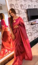 Classy Pink Ready To Wear Saree - Joshindia