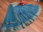 Beautiful Blue Color Lehenga choli For Wedding - Joshindia
