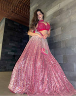 Trending Pink Color Shimmer Look Lehenga Choli - Joshindia
