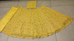Yellow Color Georgette designer lehenga choli - Joshindia