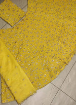 Yellow Color Georgette designer lehenga choli - Joshindia