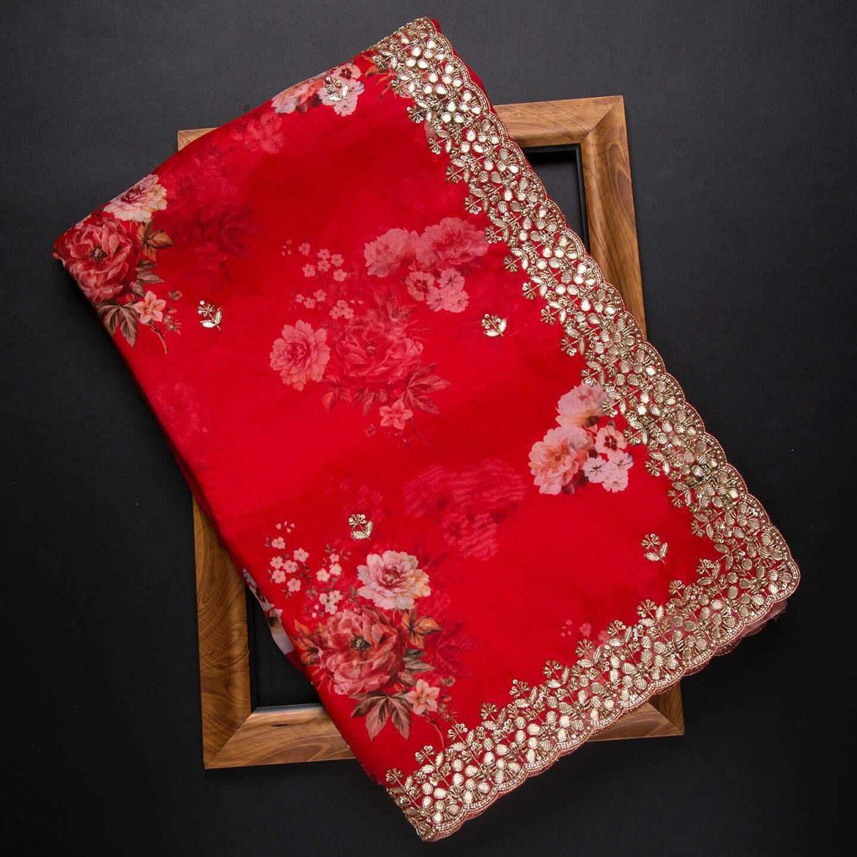 Red Color Saree Collection Buy Now - Joshindia