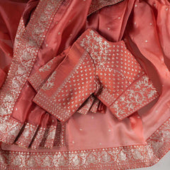 Peach Color Saree Collection Buy Now - Joshindia