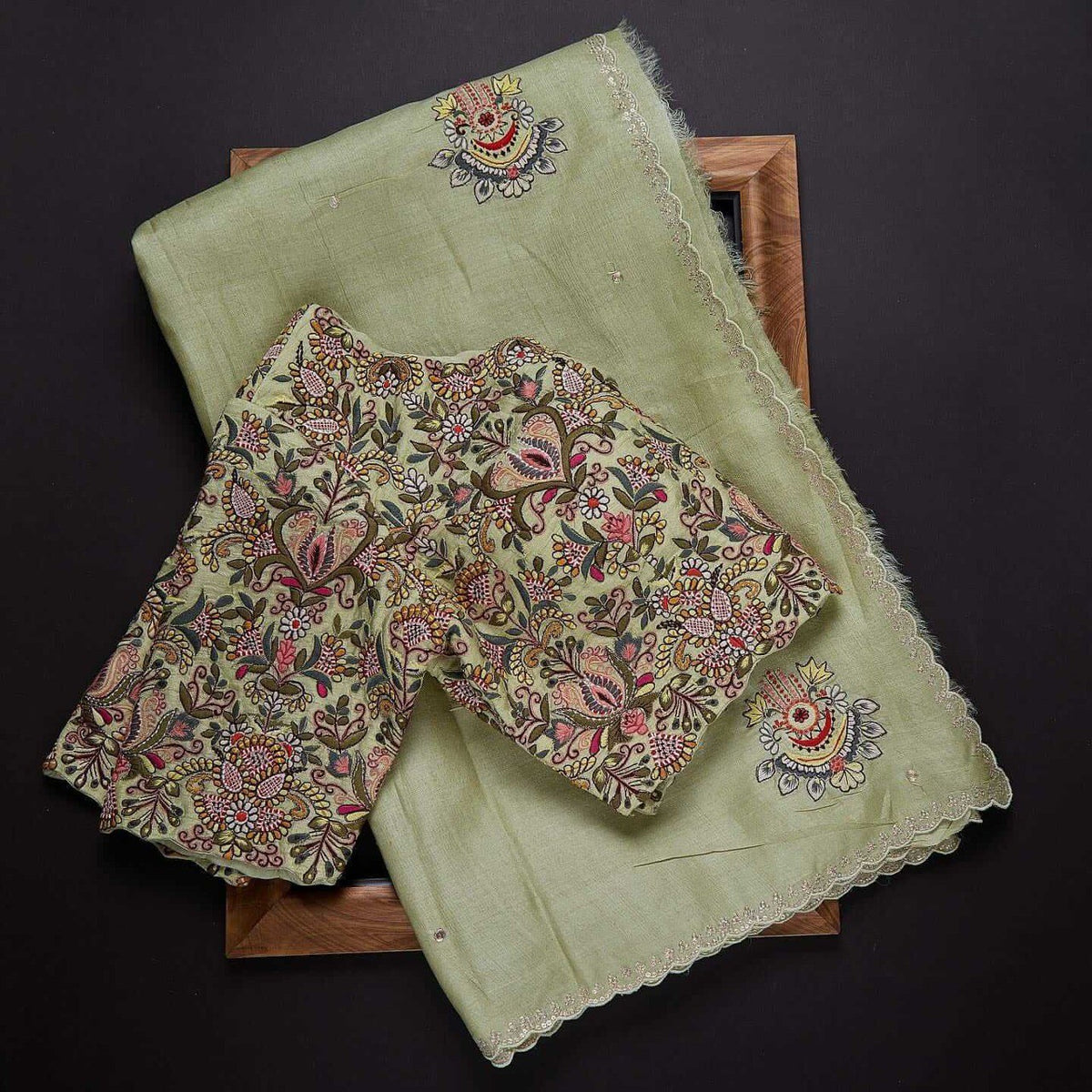Light Green Color Saree Collection Buy Now - Joshindia