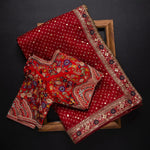 Designer Red Color Saree Collection Buy Now - Joshindia