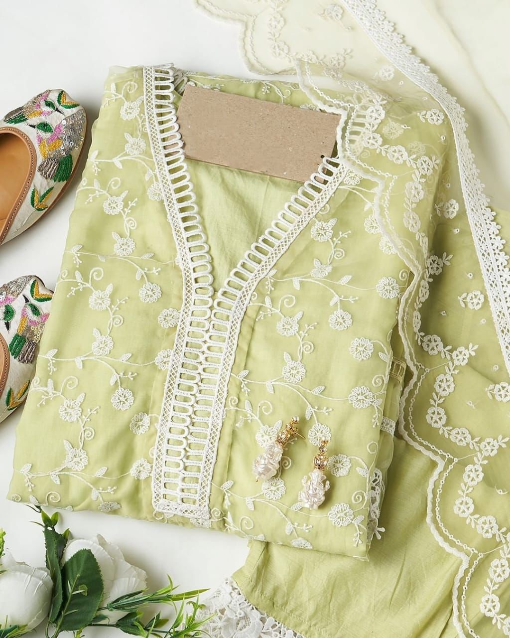 Amazing Pista Color Kurta Set Buy Online - Joshindia