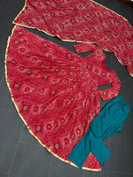 Red Color Bandhani Special Kurta Set Buy Online - Joshindia