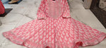 Light Pink Color Short anaarkali kurti with full flair sharara and dupatta - Joshindia
