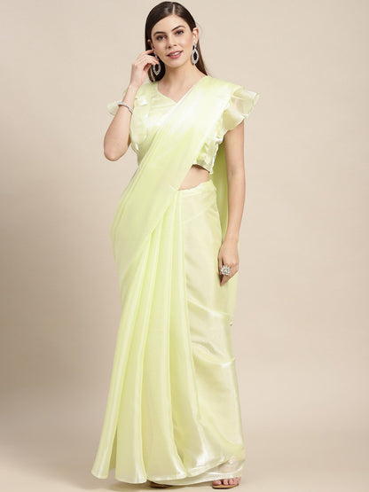 Buy Pista Color Latest Saree Collection Online in India