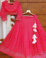 Pink color Mirror work Designer Lehenga choli for Wedding & Engagement Function - Joshindia