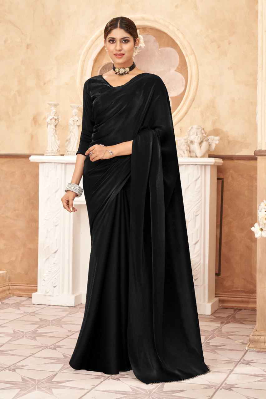 Buy Black Color Latest Saree Collection Online in India