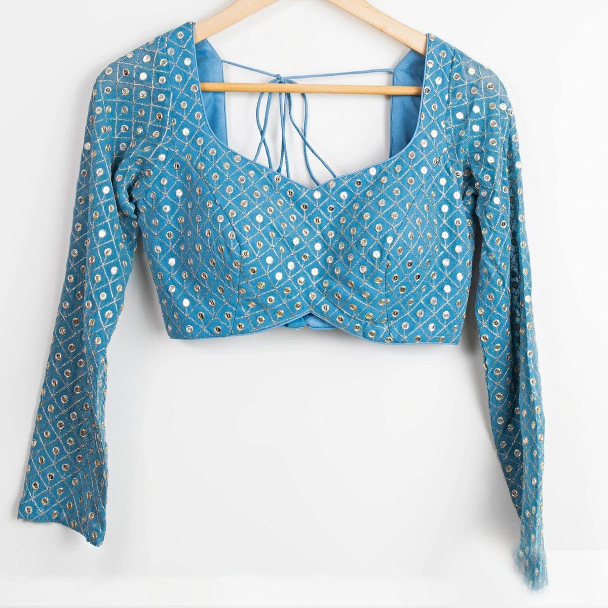 Sky Blue Color Lehenga Choli For Wedding Buy Now - Joshindia