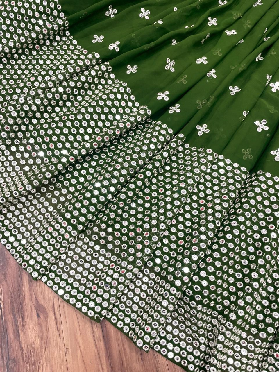 Green Color Lehenga Choli For Wedding Buy now - Joshindia