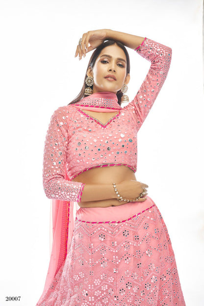 Buy Trendy Pink Lehenga Choli Online in India