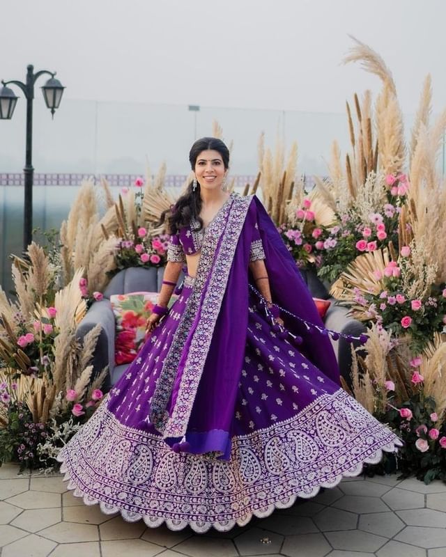 Purple Color lehenga choli for women Buy Online - Joshindia